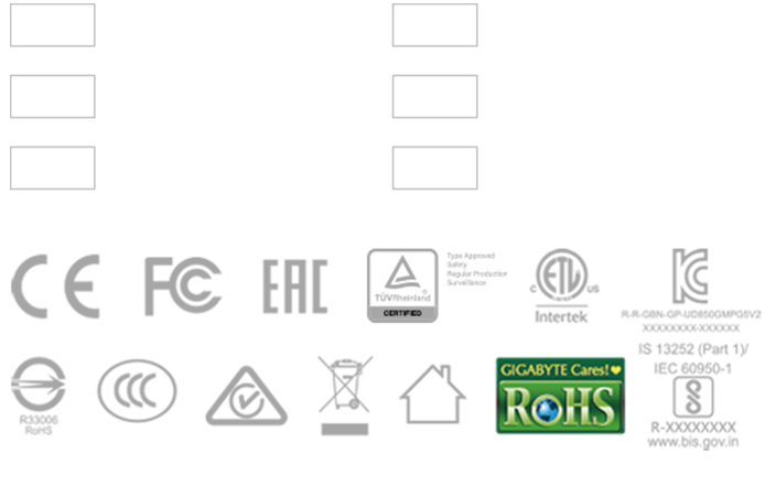 Fonte Gigabyte GP-UD850GM PG5